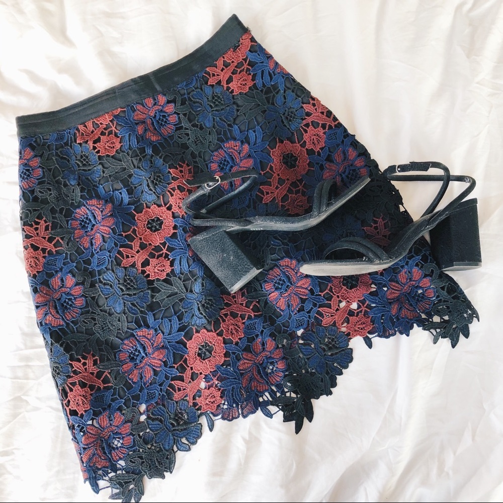 Topshop Lace Skirt